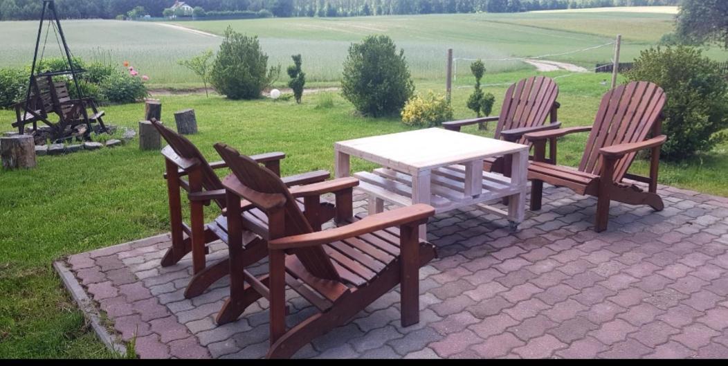 Wczasy Na Kaszubach U Hani Wiele Exteriér fotografie